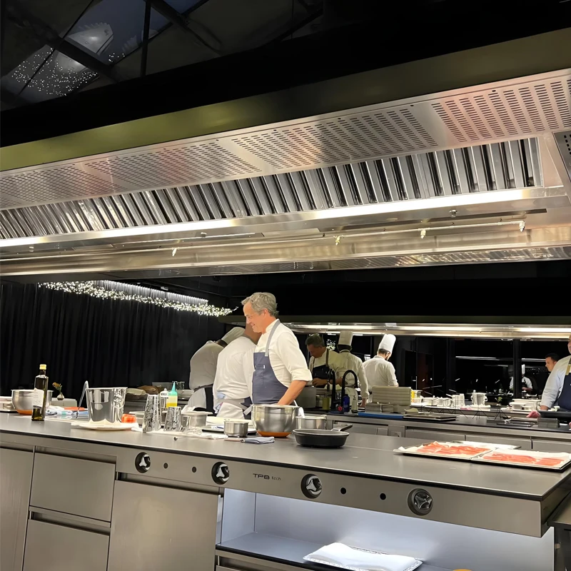 Complete Customized Commercial Kitchen Equipment Solutions Stainless Steel Restaurant Equipment Hotel Supplies Kitchen Dual Fuel