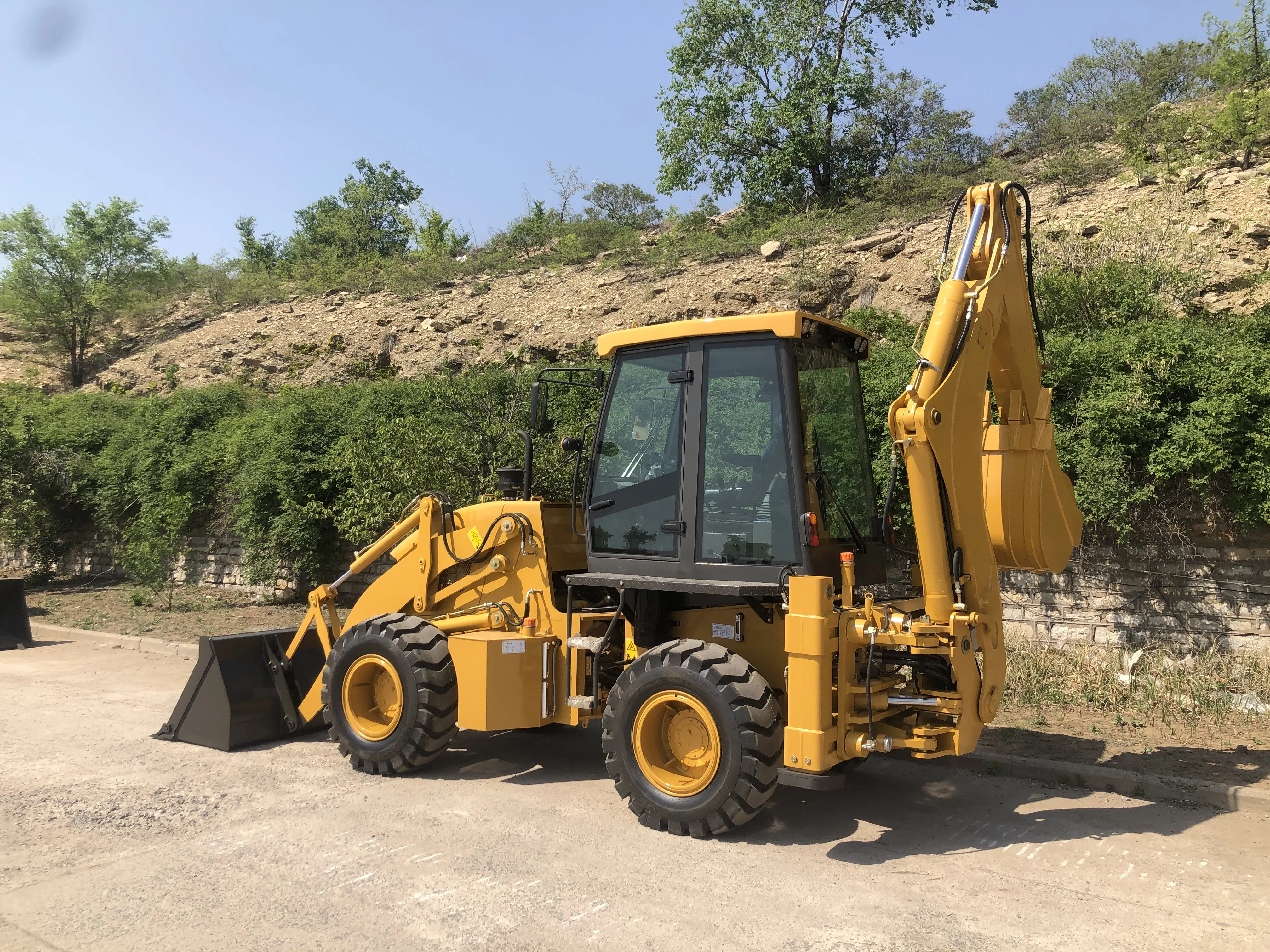 Good Quality 8ton Loader Backhoe with 1m3 Bucket SAM388