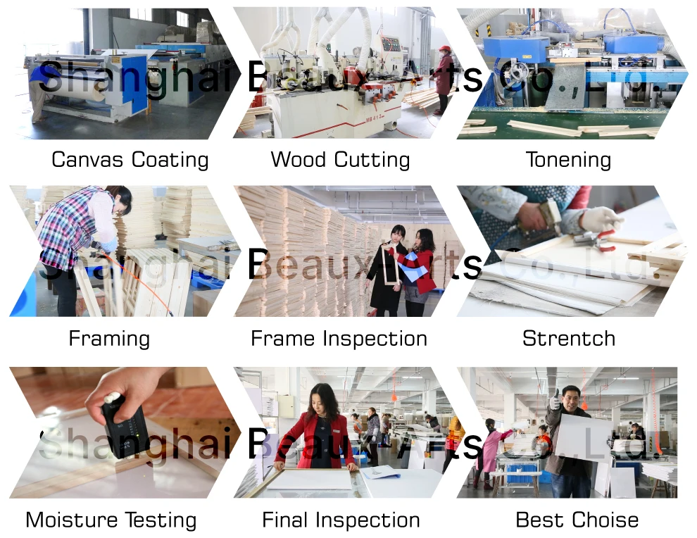 380g Triple Prime Unbleached Pop Art Wholesale 100 Cotton Canvas Roll