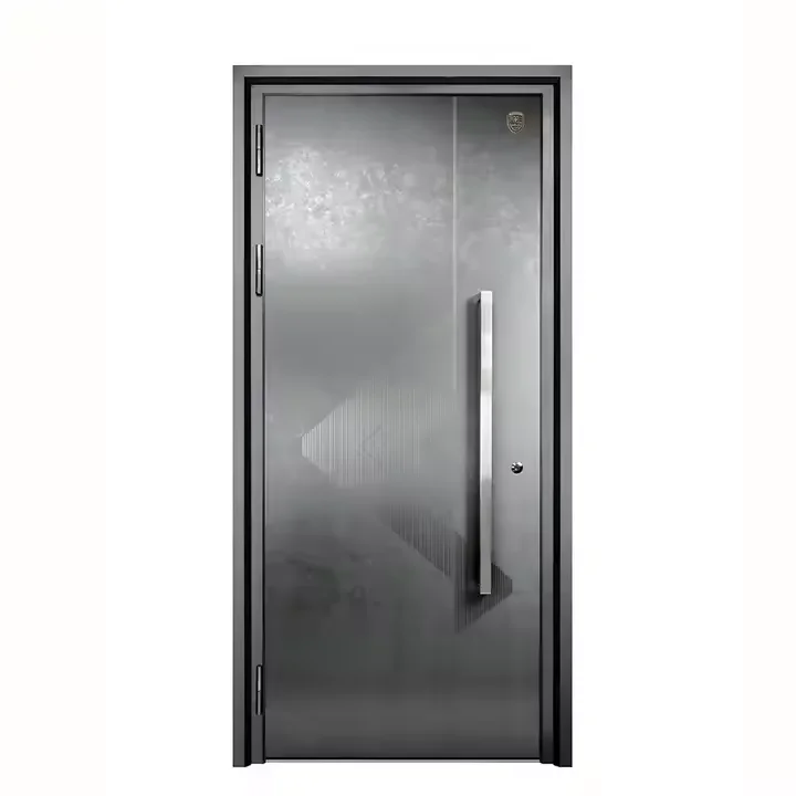 Cheap Price Exterior Security Double Steel Doors Stainless Steel Security Door Frame Golden Supplier Security Gates Front Door
