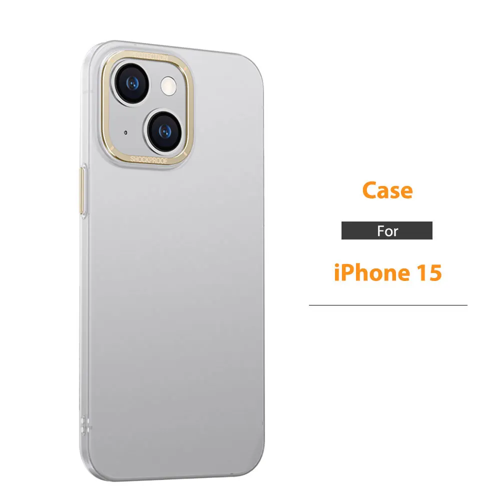 Frosted Phone Case For Iphone 13 14 15 Pro Max Rubber Luxury Mate Mobile Tpu Pc Translucent White Matte Transparent Sjk380