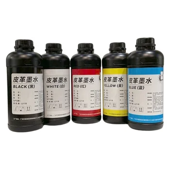 Eco friendly leather uv soft ink for printing UV leather ink for inkjet printer uv ink for leather