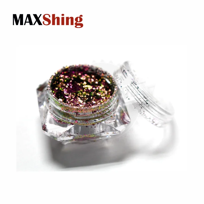 Maxshing Private Label Color Changing Irregular Chameleon Chrome