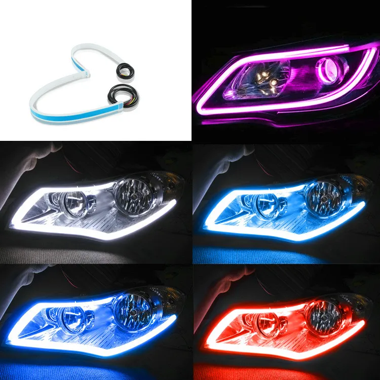 Led Drl 12v 30cm 45cm 60cm Car Daytime Running Light Flexible
