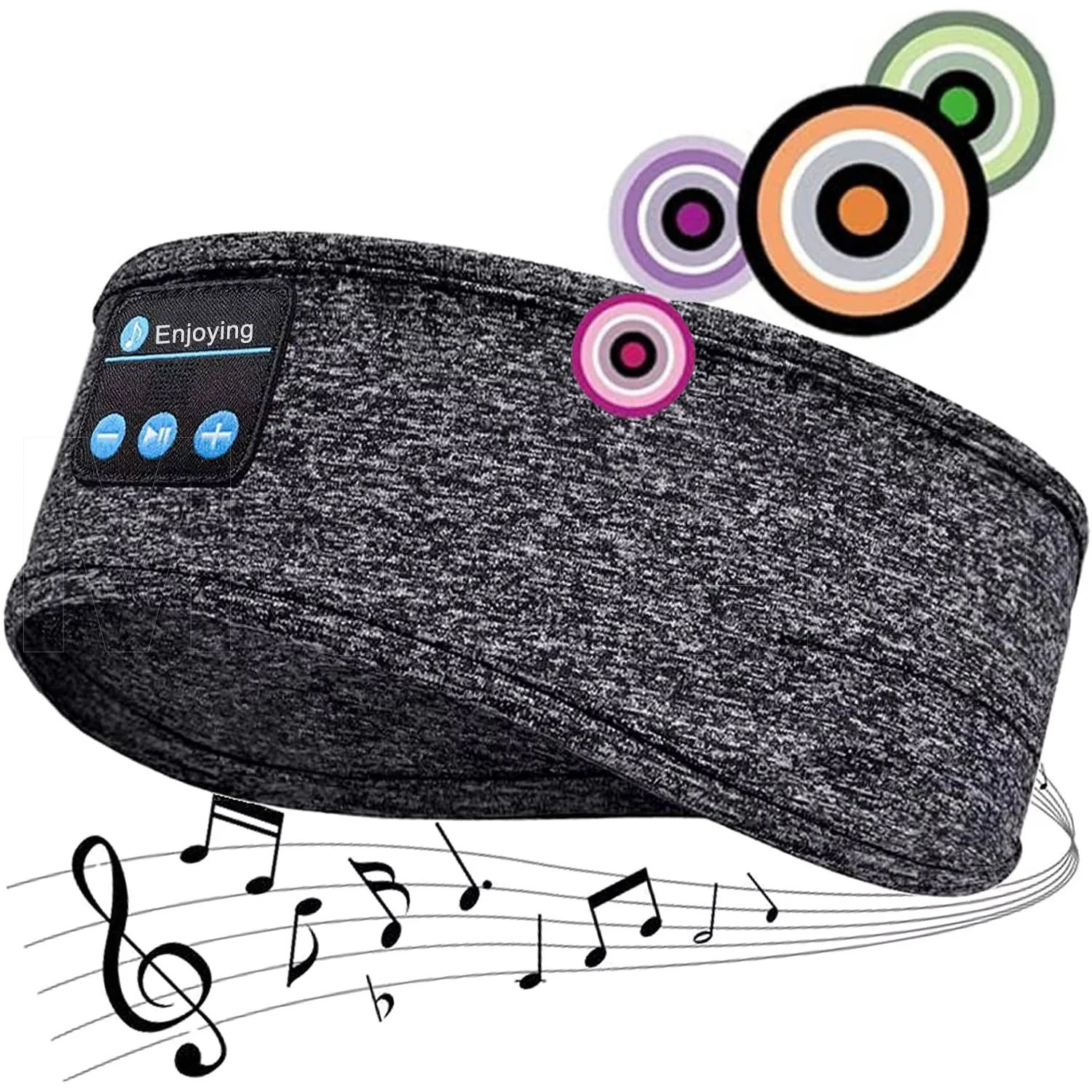 V5.4 Sleep Headphones Headband,Soft Sleeping Wireless Music Sport Earphones with Ultra-Thin Stereo Speakers, Long Play Time