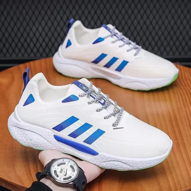 2023 Sporty Mesh Breathable Casual Sneakers for Teenagers Height Increasing Dad Shoes with PU Insole Dropshipping Available