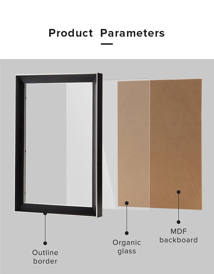 High Quality Craft Frame A4 Certificate Diploma Frame And Desktop ...