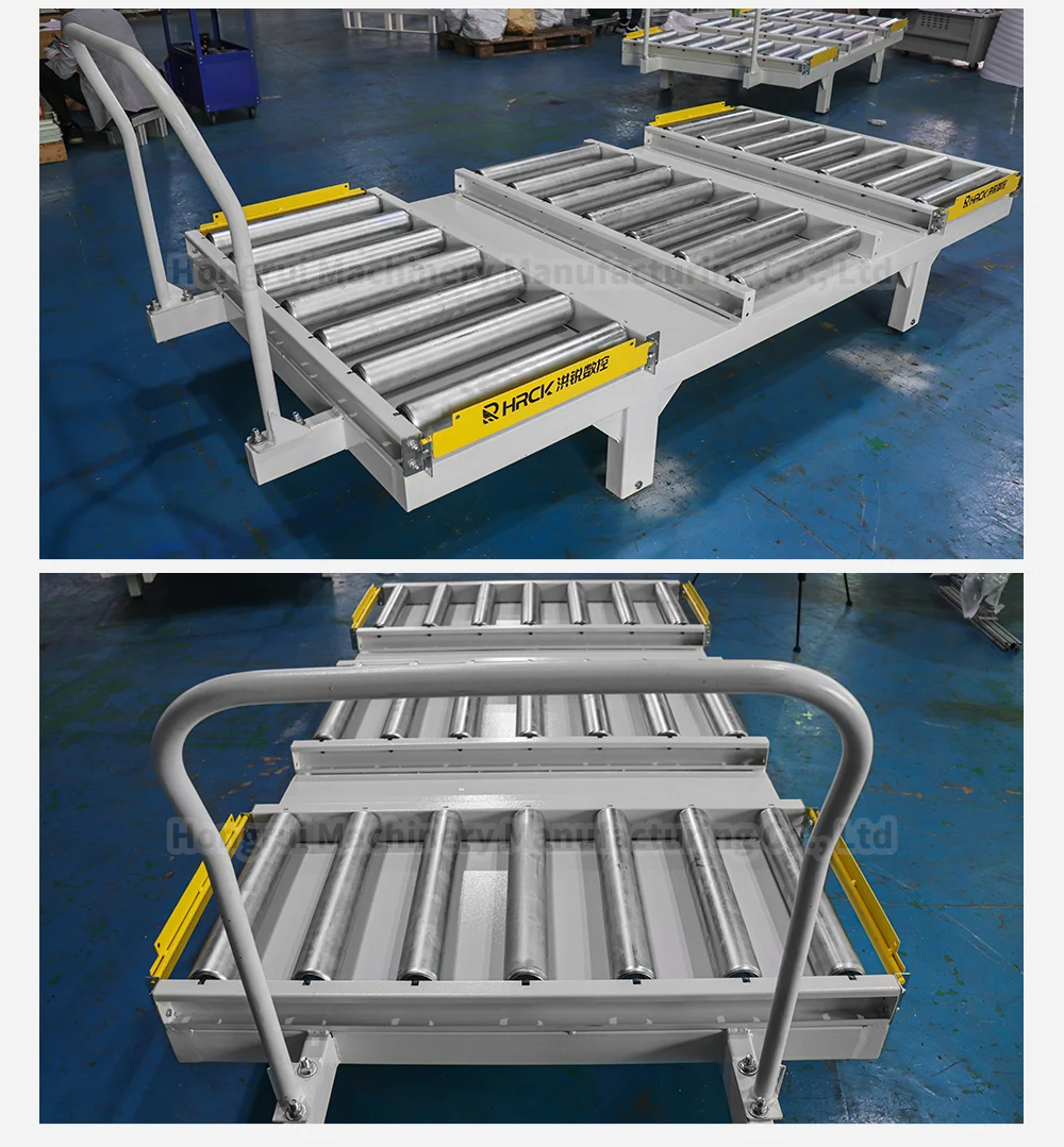 Hongrui Customized Original Unpowered Three Row Tray Roller Car manufacture