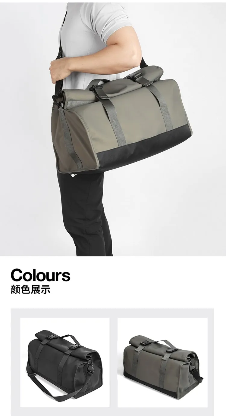 Custom multifunction men's handbag shoulder female duffle bag casual sports fitness bag new design women luggage travel bags