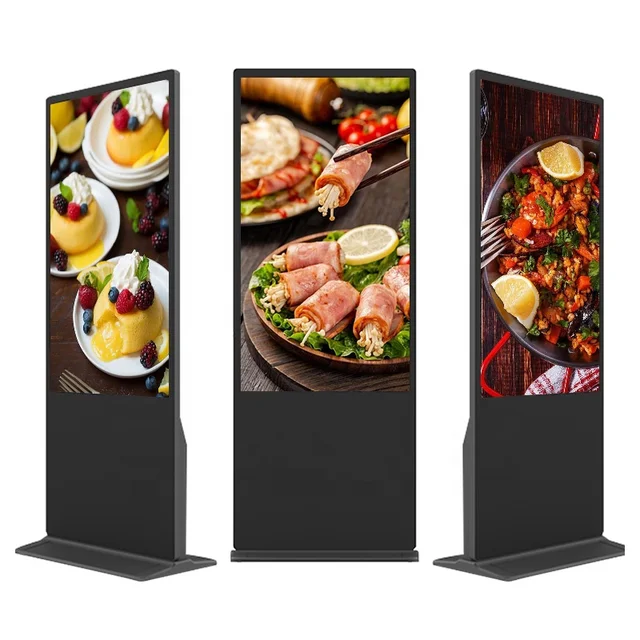 Floor Standing LCD Android Indoor 43 Inch Digital Signage Advertising Player Display Touch Screens