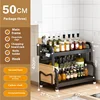 50CM noir 2 couches -4 accessoires
