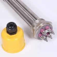 220V 380V 1-1/2" 1-1/4" 2" Electric Water Tank Electric Tubular Heater Stainless Steel Screw Immersion Heater Heating