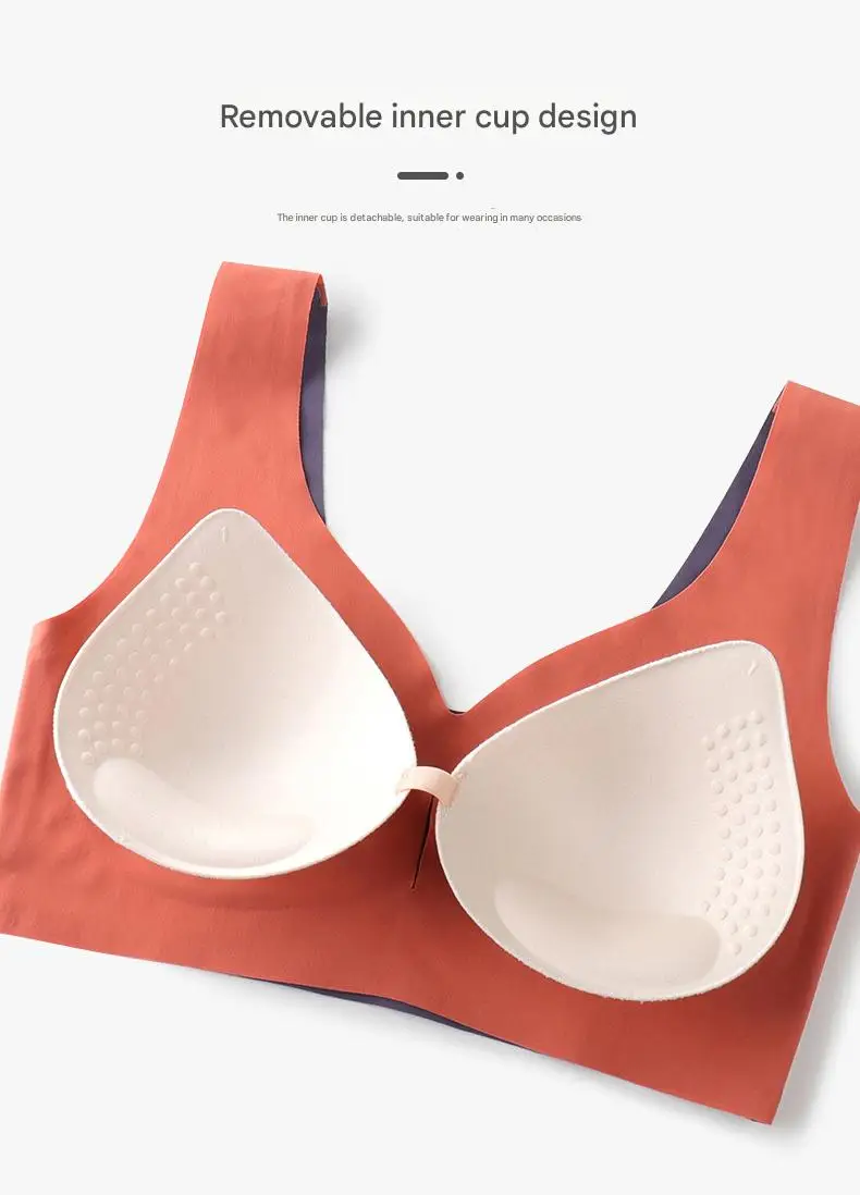 6623 beige pressure-relief bra alternate view