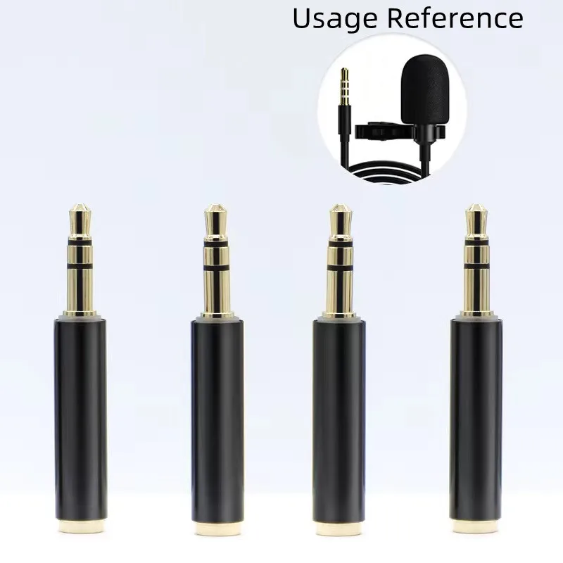Позолоченные 3,5 мм TRS мужчин и женщин TRRS 3,5 мм 3-полюсный Мужской до 3,5 мм 4-полюсный Автоматический Женский аудио стерео переходник разъема для телефона