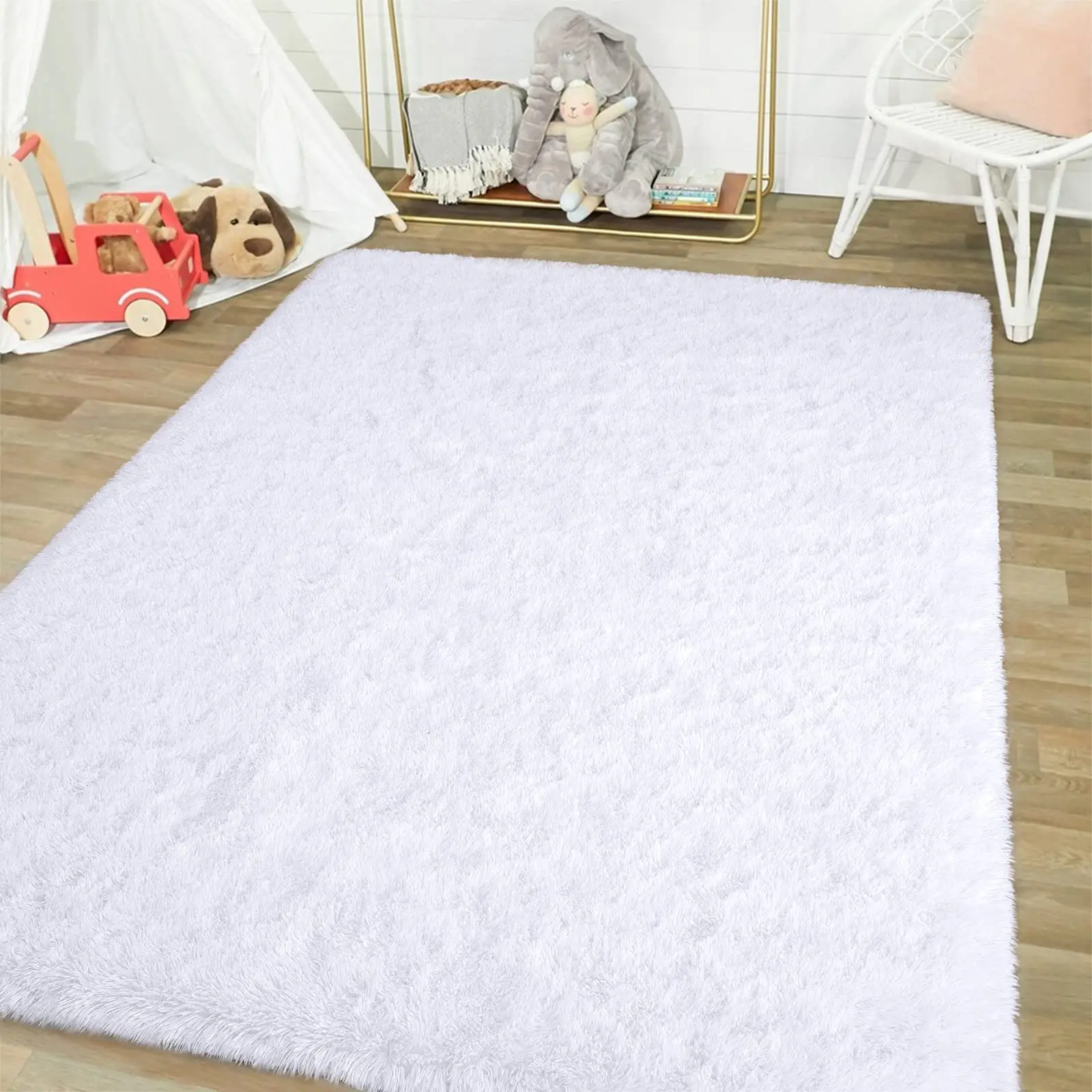 Fluffy Area Rug for Living Room - Large Fuzzy Rugs