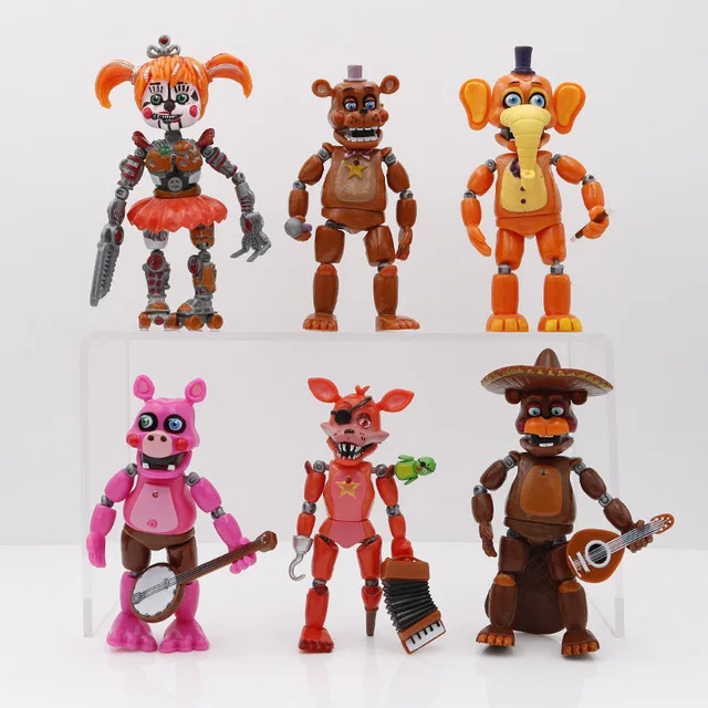 Characters Five Nights Freddys - 6 Pcs/set Anime Figure Action Pvc