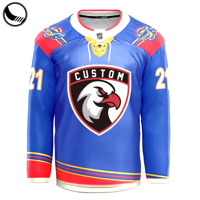 Custom Made Sublimated Reversible Junior Hockey Jerseys