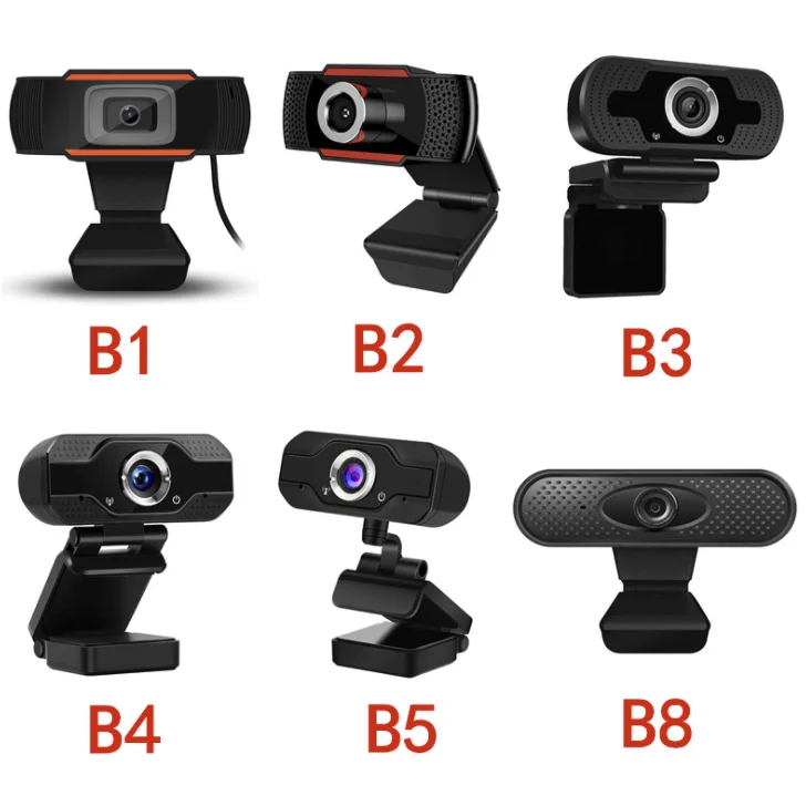 1080P Webcam USB 2K B1 B2 B5 B8 HDCamera Rotatable 720P Video Recording Web Camera With Microphone