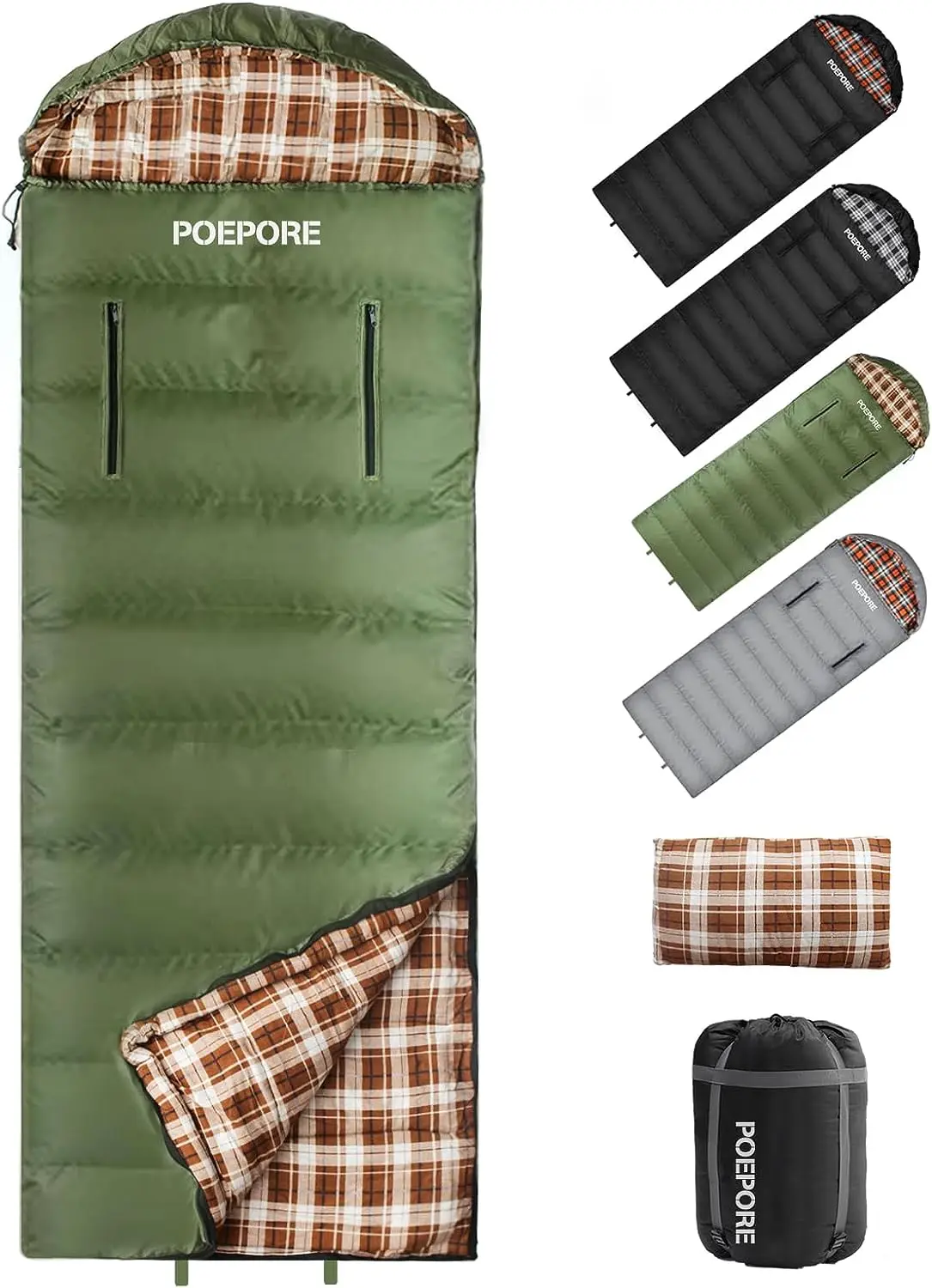 Woqilightweight Wearable Sleeping Bag With Pillow,Suitable For Adults