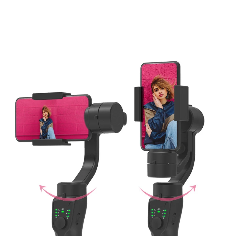 F8 ハンドヘルドジンバル スマホ用 フレキシブルスタビライザー 黒