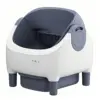 76L Open-Design Smart Cat Litter Box[White and Blue]