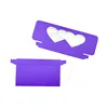 Purple box + Silver dots