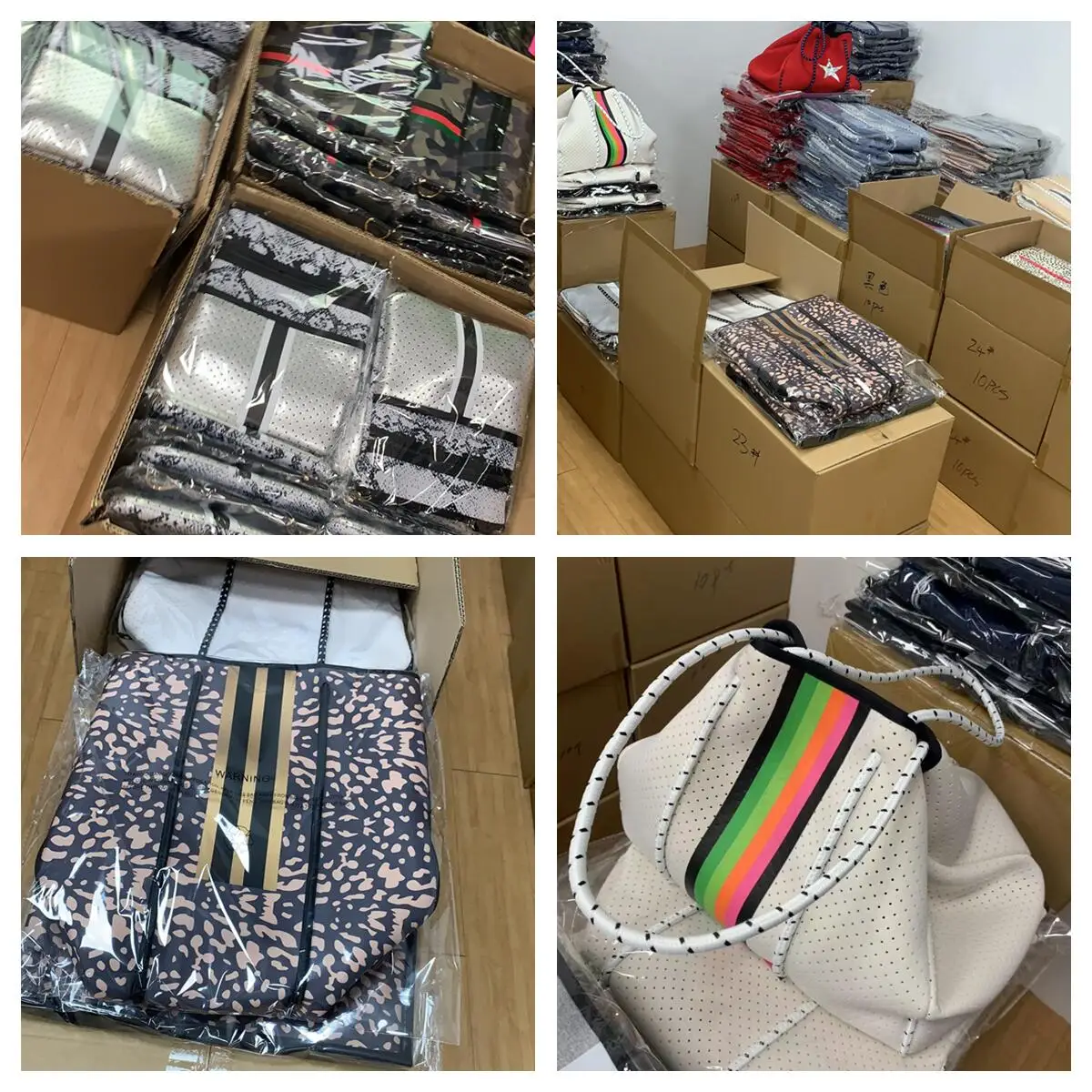 neoprene hand bags