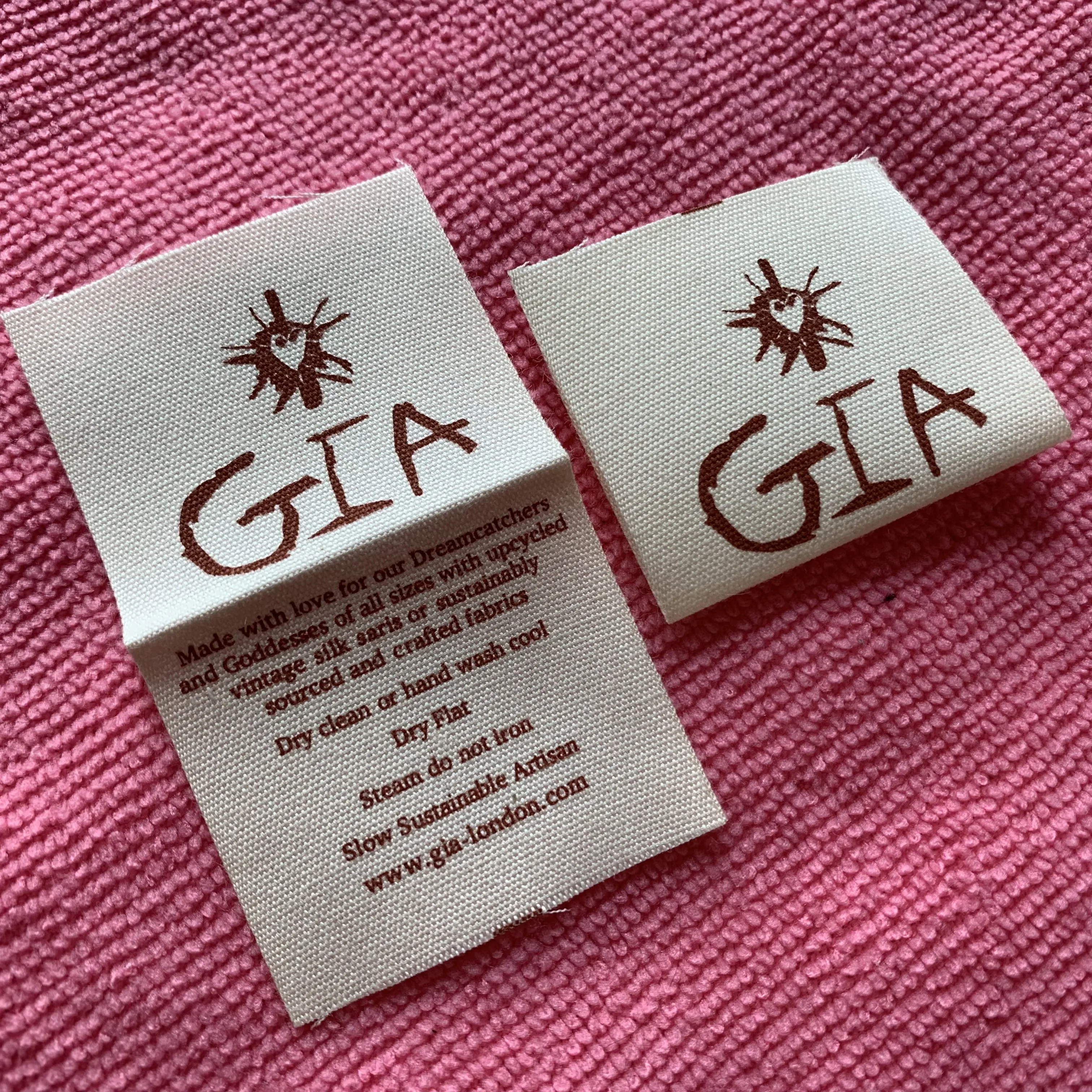 Safe Material Recycled Cotton Label for Kids Clothing,eco-friendly Natural  Cotton Washing Tags for Laundry