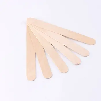 OEM wholesale custom disposable eco-friendly cosmetics hair removal wooden waxing spatula stick beauty salon