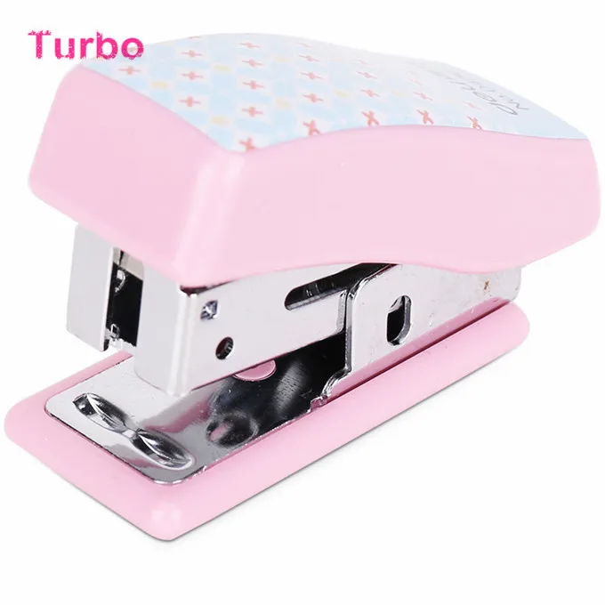 Huisen high quality wholesale oem acrylic stapler rose gold color stapler set