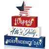 Custom wooden ornaments for Independence Day 2