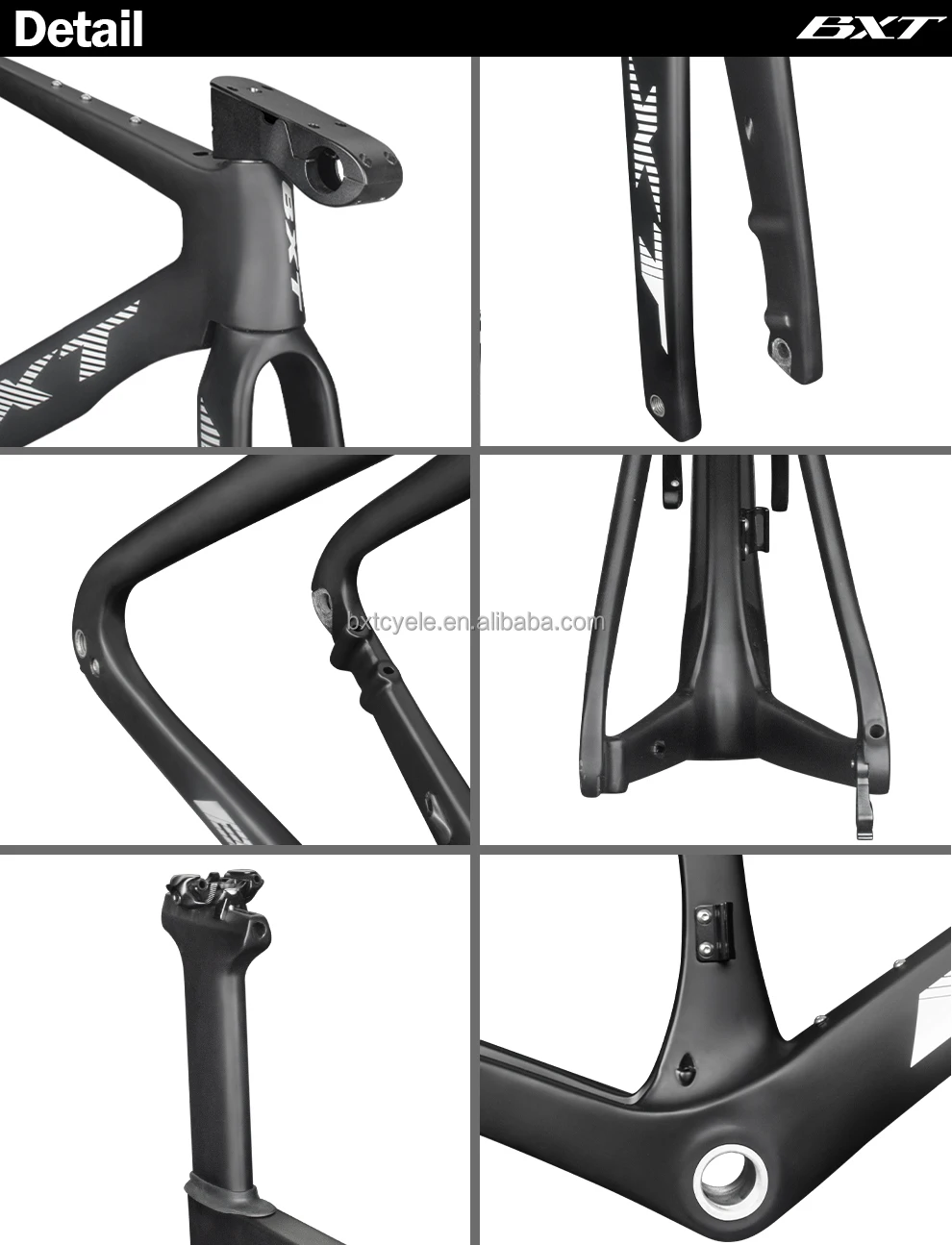 Carbon Fibre Tt Frame Disc Brake Aero Road Bicycle Carbon Time Trial