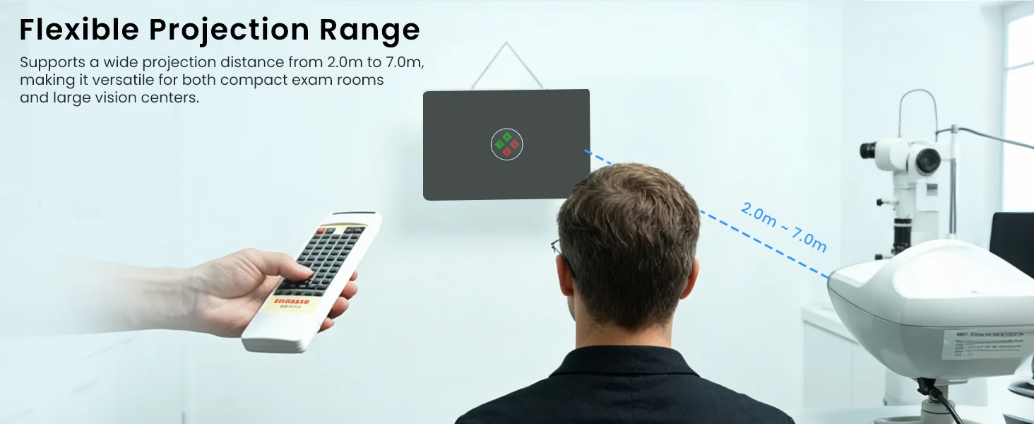 Hot Selling Optical Instrument Eye Chart Projector Vision Chart Projector for Optometry Shops