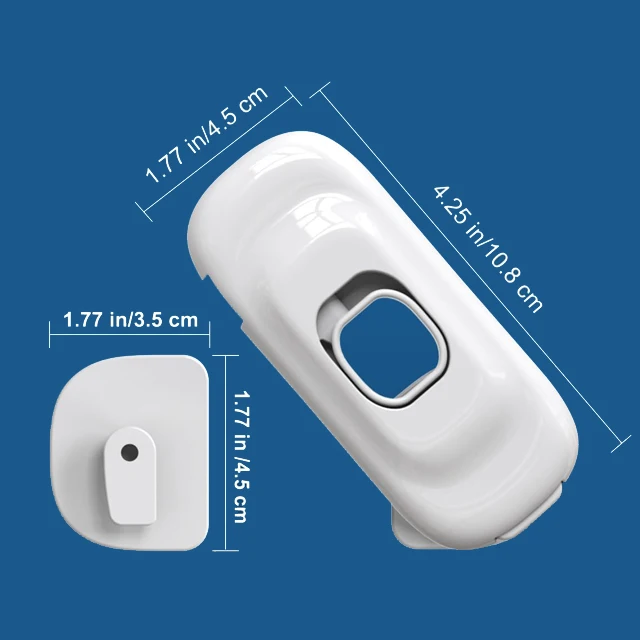 Plastic Child Safety Cabinet Refrigerator Lock for Door Oven & Drawer in Kitchen-Baby Refrigerator Safety Lock