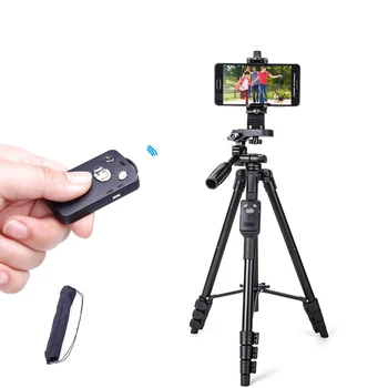 YUNTENG-5218 Camera Tripod Self-Portrait Monopod Remote Control Selfie Phone Clip