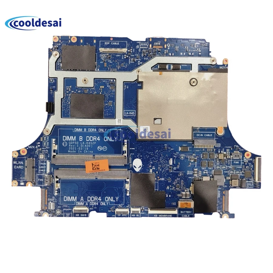 LA-K452P i7-11800H i9-11900H CPU RTX3060 RTX3070 GPU Laptop Motherboard For  Dell G15 5511 Alienware M15 R6 Notebook Mainboard| Alibaba.com