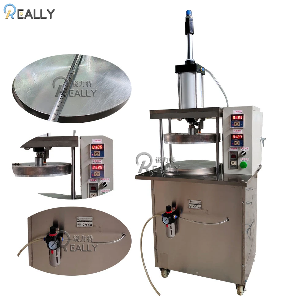 Commercial Automatic Tortilla Pita Dough Sheet Pancake Presser Machine