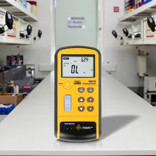 Digital Thermocouple Calibrator With Type K VA710 Measuring 8 Types Thermocouples Yellow Red Calibrated Thermometer