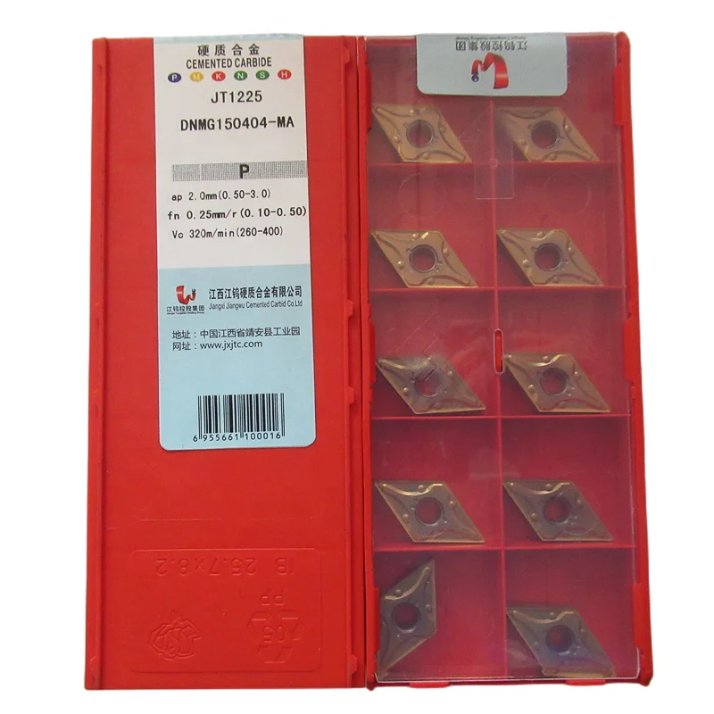 Jxtc Dnmg Dnmg150404-ma Jt1225 Carbide Inserts Cnc Turning Tool Lathe ...