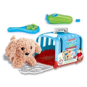 Deluxe Pet Care Series Plush Dogs Pet Set Pretend Play Toys