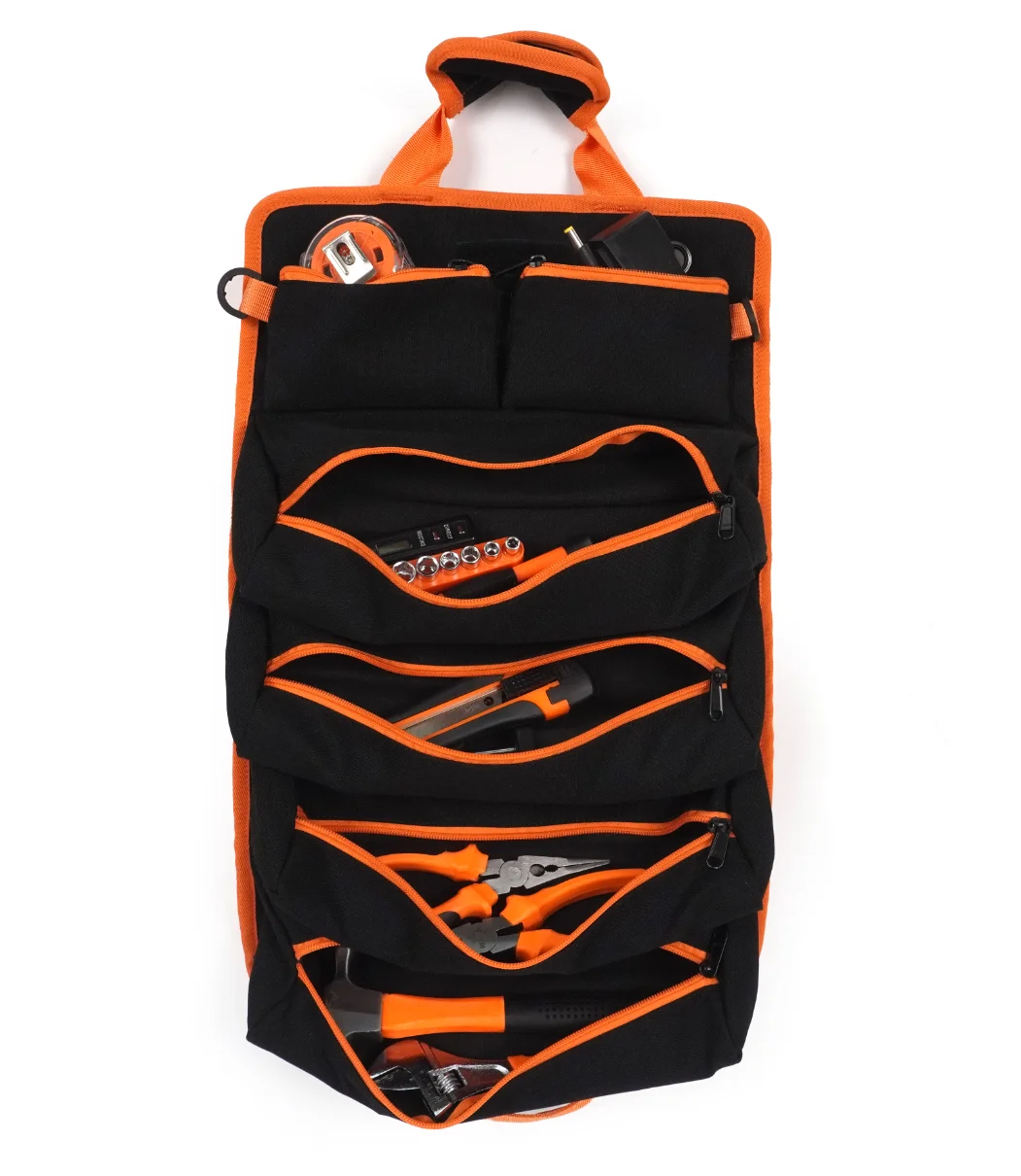product factory new custom multi storage bagfactory new custom multi storage bag tool backpack roll tool bag-5