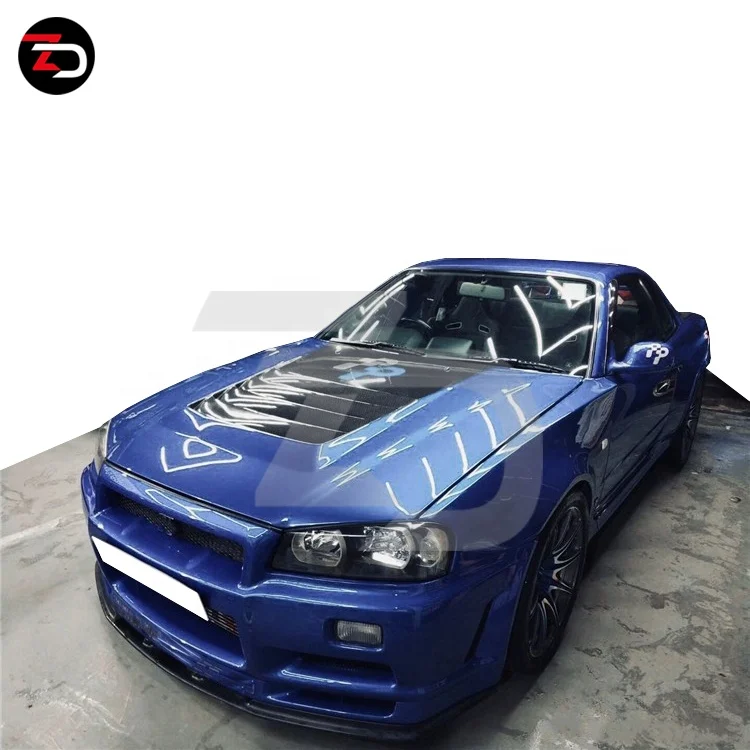 大人気ZDスタイル ボディキット GT-R R34 スカイライン用 カーボン