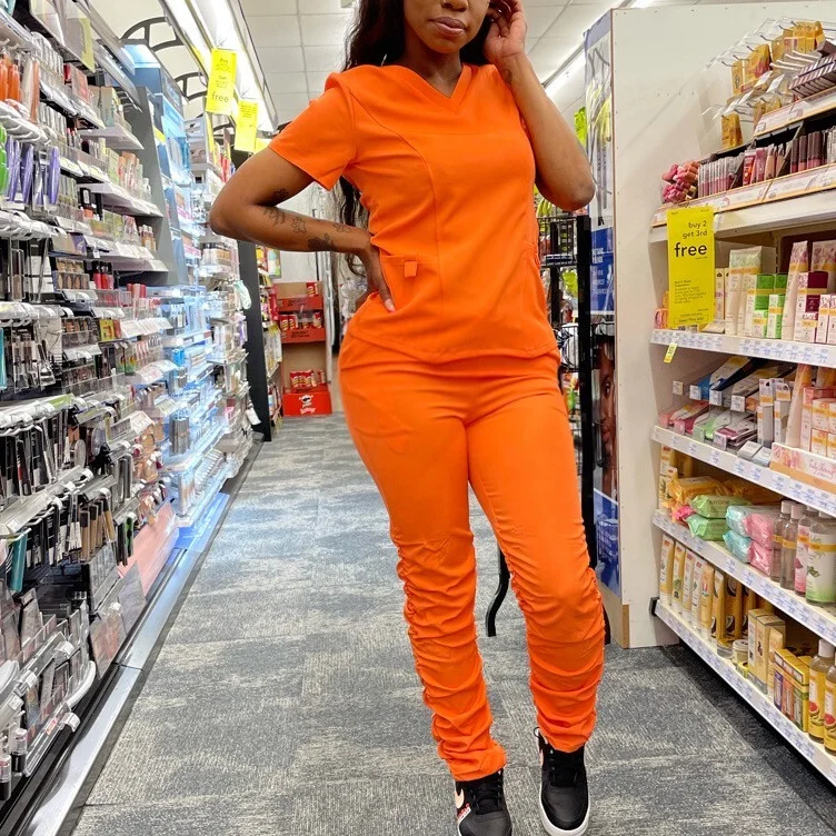Wholesale Hospital Uniforms Scrubs Vendors Nurse Scrubs With Jogger
