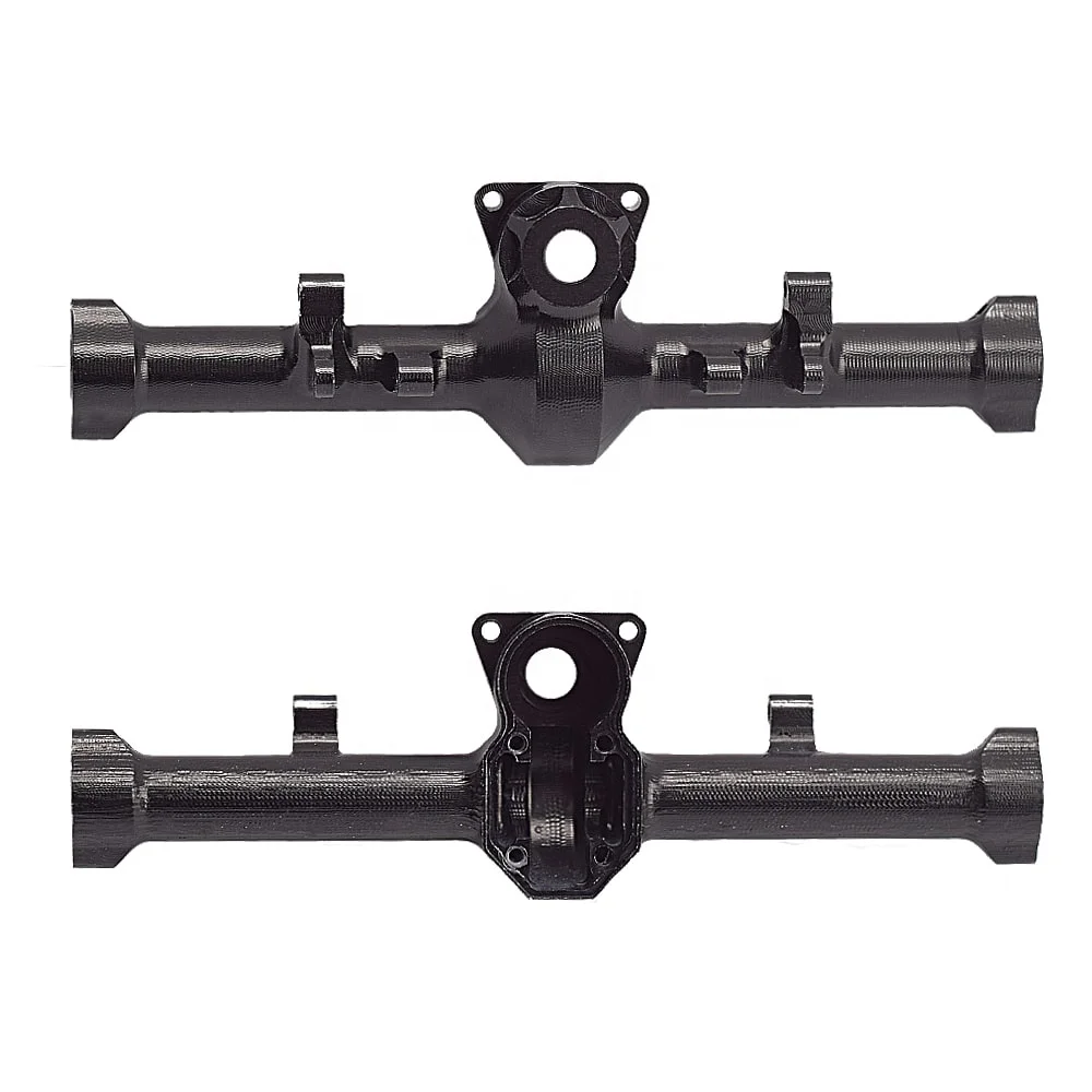 Комплект алюминиевых крышек корпуса передней и задней оси для Axial SCX24 90081 детали