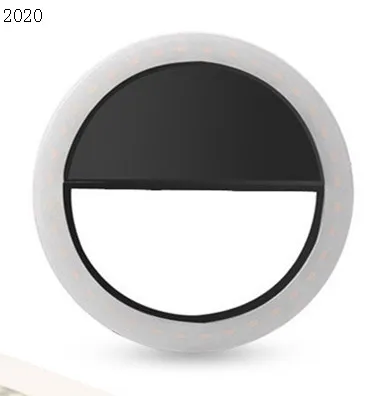Camera Phone Filled Portable Mini Round LED Light Selfie Ring Lights