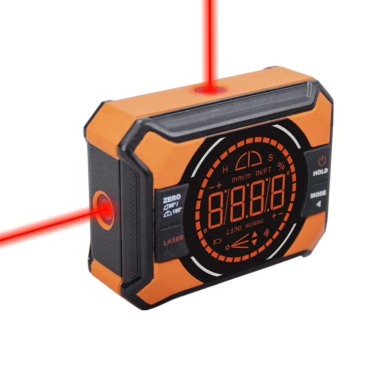 2023 Digital Angle Ruler with 2 Laser Lines & IP54 Inclinometer