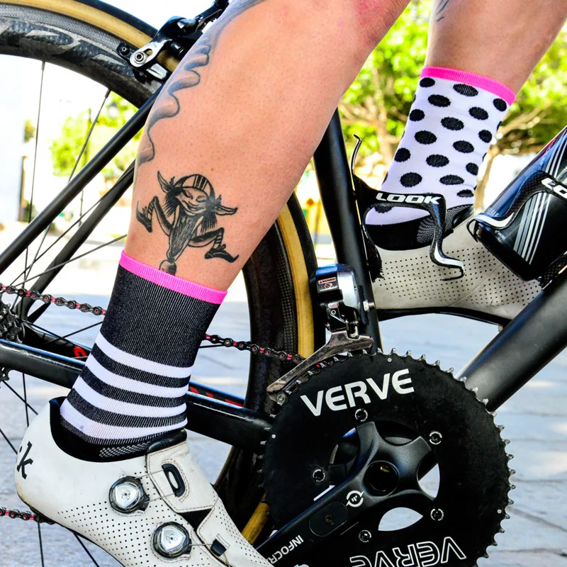 SHUBIAO Calzini ciclistici Uomini Donne Bici da Strada Traspirante MTB