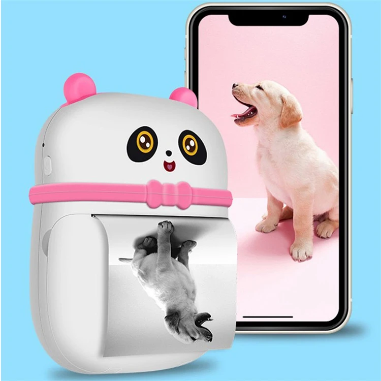 Mini Impresora Kawaii Panda - Portable Thermal Printer