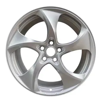 Custom 17-18 Inch Universal Fit Car Rims Five Spoke Design in Matte Black Aluminium Alloy New Condition with 40mm ET