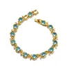 Gold sky blue